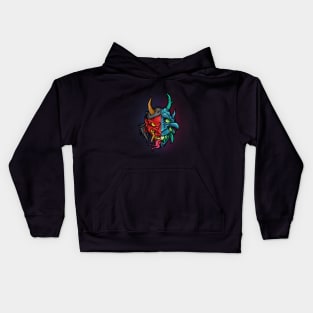 two-faced demon Kids Hoodie